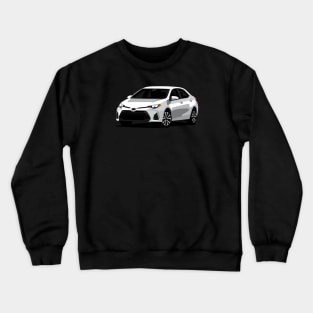 White Toyota Corolla Crewneck Sweatshirt